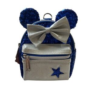 Disney Parks Loungefly Sorcerer Mickey Sequin Wristlet Mini Bag missing strap